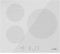UNIVERSALBLUE Placa de Inducción Blanca 3 Fuegos | Encimera Induccion Táctil 7000W | Vitroceramica Induccion Bloqueo Infantil | Apagado Automático | 9 Niveles de Potencia | Función Boost
