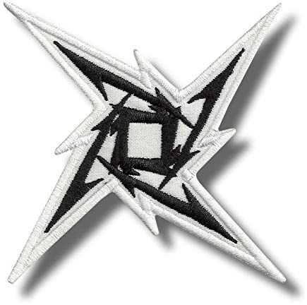 Metallica-Aufnäher, bestickt, zum Aufbügeln
