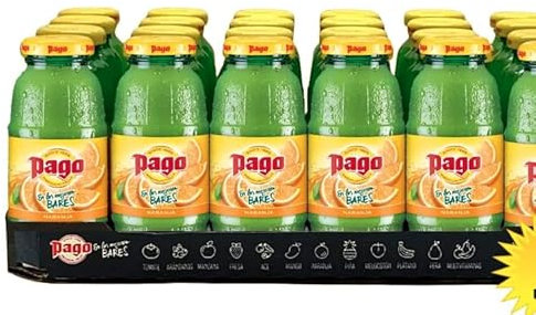 Zumo de Naranja Con pulpa Pack 24 x 200ml - Zumos Pago Clásicos