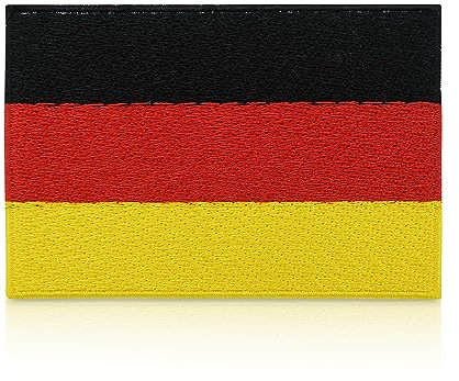 Finally Home Deutschland Flagge Patch zum Aufbügeln | Bundeswehr Patches, Deutsche Fahne Bügelbild, Aufbügler, Germany Flag Aufnäher