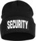 OM3 Beanie Mütze Security Sicherheitsdienst Sicherheitspersonal | Schwarz | Unisex