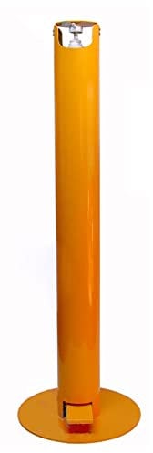 ZJKXJH Seifenspender Tragbare Stand-Desinfektionsstation, Universeller Fußbetriebener Handdesinfektionsmittelspender, Für Büro, Krankenhaus, Hotels, Schulen, Bar (Color : Yellow)