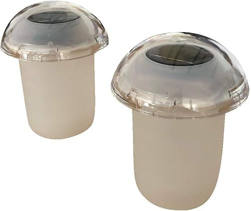 Design Tischleuchte Solar dual colour Charme Farbwechsel incl. Erdspieß Gartenbeleuchtung 2er Set, eine außergewöhnliche Solarleuchte, Solarlampe, Gartenstecker.