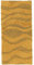 RugVista Breeze Tapis de Bain Moderne, 50x100 cm, Rectangulaire, Poil Court, Lavable en Machine jusqu'à 30°, Salle de Bain, Toilette, Antidérapant, Jaune