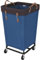 StorageWorks Laundry Hamper with Wheels, 160L Large Washing Hampers for Laundry, Heavy Duty Rolling Laundry Basket on Wheels, Dirty Clothes Washing Basket Trolley for Home Hotel Dorm, Blue, 1-Pack