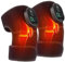 AFDEAL Heated Knee Brace, Cordless Heated Knee Warp, Rechargeable Knee Brace Warmer with 6 Heating Levels, 4 Timer, 3 IN 1 Heated Knee Pad for Shoulder Elbow Knee, 2 Pack Black