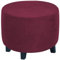 Ottomane Schonbezug Runden Hockerbezug 40/50/60/80 Hocker Husse für Fußhocker Stretch Bezug Rund Ottomane Abdeckung Überzug Hocker Protector Waschbar Hockerabdeckung ( Color : #22 , Size : 45x45x40cm
