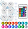 Multicolor LED Iluminación Estanque, 4 Modos 16 Colores, 6pcs Mini Luces de Té LED Sumergibles, Sumergible Luces Luz, Impermeable IP68, con Mando a Distancia y 6 Ventosas, para Acuario Piscina Jardín