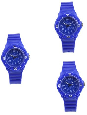 Holibanna Lot De 3 Montres À Quartz Tendance en Silicone pour Enfants Garçons Et Filles Affichage des Chiffres