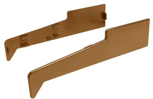 Golden Oak, 10 x Pairs End Caps for Rehau 150mm Sill Window/Door uPVC Plastic