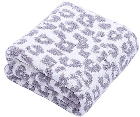 NEKOMARUKE Ultraweiche Leoparden Decke Home Kuscheldecke Sofadecke Kuschelig Cozy Throw Blanket Wohndecke Couchdecke Leoparden Decke Leopardenmuster Geschenke