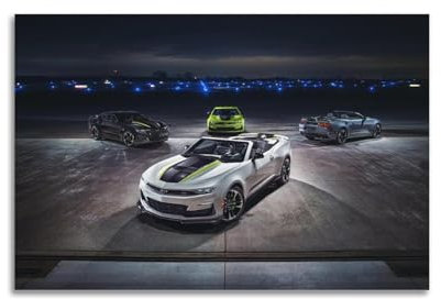 Ästhetik-Poster für Camaro, Rennwagen, Sportwagen, Poster, dekorative Malerei, Leinwand, Wandposter und Kunstdruck, moderne Familienschlafzimmer-Dekoration, Poster, 30 x 45 cm