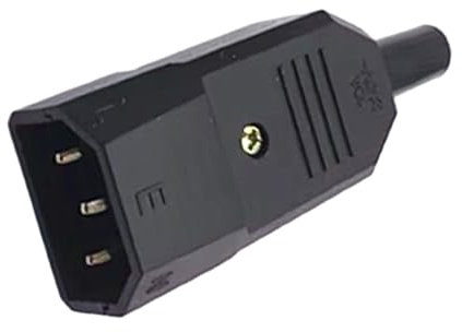 Xuanxi Lot de 5 prises d'alimentation IEC 320 C14 mâle/C13 femelle pour appareils ménagers et de bureau IEC C14 mâle à 3 pôles - Adaptateur de connecteur d'alimentation rechargeable