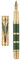 Hongdian D5X Füllfederhalter Grün Qin Dynasty Schreibstift, feine Feder, glatter Stift mit Konverter und Stiftebox Set