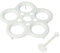 vhbw 1x Eierkocher kompatibel mit Vorwerk Thermomix TM5, TM6, TM31 Küchenmaschine - Für 5 Eier, 12,2 cm, Weiß