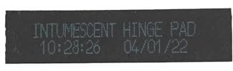 Intumescent Fire Door Hinge Pads, 76x18mm, Pack of 6, 60 Minute Fire Rating, CE & UKCA Marked