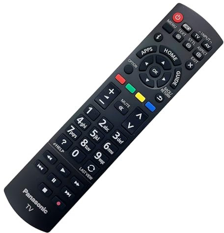 Universal N2QAYB000829 TV Remote Control Compatible for Panasonic TX39AS650E TX-39AS650E TX39ASW654 TX-39ASW654 TX40AS640B TX-40AS640B TX40AS640E TX-40AS640E TX40AX630B LED TV UHD 4K Smart TV