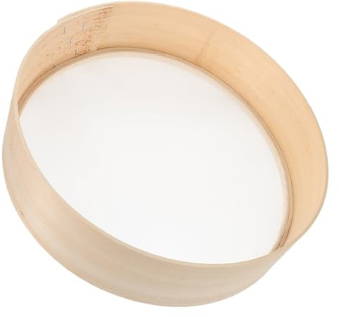 Alipis Setaccio per Cottura al Forno in Legno a Maglie Ultra Fini Setaccio per Farina Facile da Pulire per Uso in Cucina