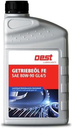 OEST Getriebeöl FE 80W-90 GL4/5 – 1L Leichtlauf-Mehrbereichsöl | Universalgetriebeöl für Schalt- & Achsgetriebe | Kraftstoffeinsparung bis 3% | ZF- & MAN-Freigaben