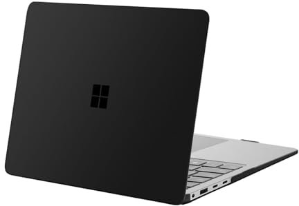 MOSISO Compatible with Microsoft Surface Laptop Case 13.8 inch 2024 Touchscreen 7th Edition 2036 Release Model 2036, Plastic Protective Hard Shell Case, Black