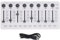 Controller Mixer MIDI con connettività Continua USB Batteria da 16 Ore 43 Tasti 8 Manopole Compatibile per Windows Android