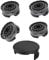 4 Pcs Strimmer Spool Replacement Line with 1 Pcs Spool Covers F016F04557 Compatible with Bosch Art 23 SL, 26 SL Grass Trimmer Models F016800569 & F016800385 Grass Trimmer Spool Replacement
