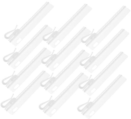 Crochets de Rideaux à Pincement Réglables, Quatre Pointes, 25 Pièces | Fenêtre et Draperie, Hauteur Ajustable et Longueur Étendue, Accroche Rideau Plafond, Lot de 25