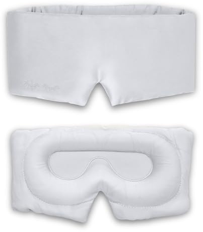 DreamMask 3D konturierte Schlafmaske, Bambusseide, druckfreies Verdunkelungsdesign, tierversuchsfrei (Lavendel)