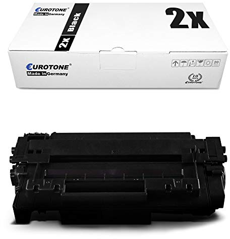 Eurotone 2X kompatibler Toner für HP Laserjet Enterprise P 3015 D X DN N ersetzt CE255A 55A