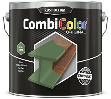 RUST-OLEUM 7335.2.5 Combicolor Original, Superior Metal Protection, Direct To Rust, Reseda green-RAL 6011