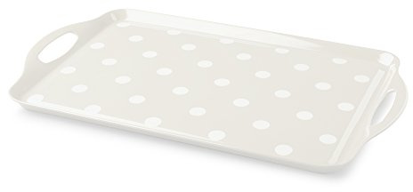 Zeal G204C Large Serving Tray, Cream