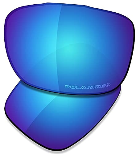 Saucer Premium Replacement Lenses for Oakley TwoFace OO9189 Sunglasses High Definition - Glacier Blue Polarized