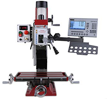 PAULIMOT Bohr-/Fräsmaschine F205-V mit Kugelumlaufspindeln und Messsystem