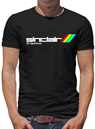 TShirt-People Sinclair ZX Spectrum T-Shirt Herren L Schwarz
