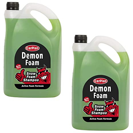 CarPlan Demon Snow Foam Shampoo, Refill, 5 Litre (Pack of 2)