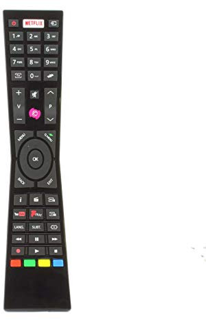 Télécommande de Remplacement Compatible pour JVC LT-43C775 43 Smart LED télévision avec Built-in DVD Player