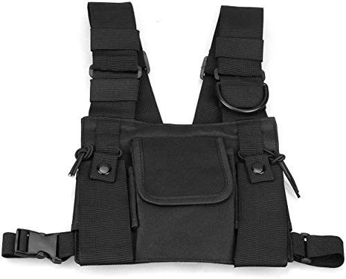 Maijia Chest Rig Bag Hip Hop Streetwear Radio Walkie Brusttasche Harness Taschen Funktionale Taille Taschen