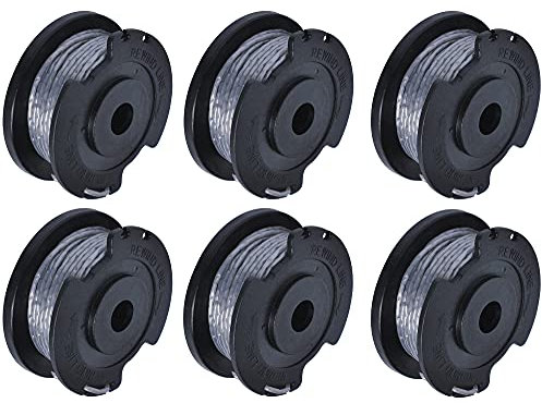 6 Stück F016800569 Spule und Zugschnur kompatibel mit Bos-ch EasyGrassCut ART 23 SL 26 SL