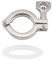 Beduan 2 Sanitary Tri Clamp 304 Stainless Steel Single Pin Heavy Duty Tri Clamp Clover with Wing Nut for Ferrule TC 2 (2 Inch)
