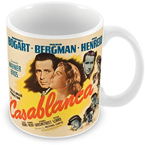 Fabulous Keramische Becher 325ml Alte Italienische Filmplakat Casablanca Retro Vintage Film Kino 2