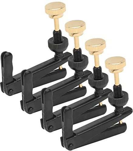 Cello Feinstimmer, Anti-Rost 3/4-4/4 Violin Feinstimmer Feinstimmer Ersatz für Cello(Schwarz)