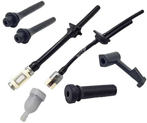 LG-MOTORS POWER ENGINEERING Kit 7 Tubi Benzina Olio Aria SFIATO PESCAGGIO Motosega da 25 CC POTATURA Piccola