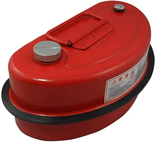 Jerrican Essence en métal Bidon Essence carburants Bidons d'essence horizontaux 3L, avec Tuyau de Rechange for réservoir de Carburant for Motos, réservoir d'essence Portable, mazout, Essence, Diesel