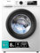 Hisense WFQP8014EVM - Lavadora con Vapor, Clase A, Carga Frontal 8 Kg, 1400 rpm, 16 Programas, Control de balanceo inteligente del tambor, Display LED, Programa rápido, Bloqueo Infantil, Blanco