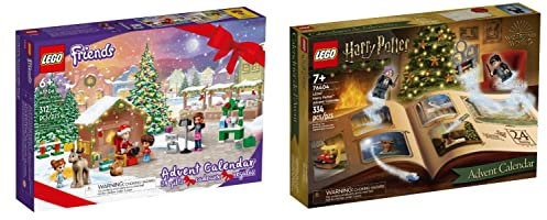 Lego Adventskalender 2021 Bundle Friends 41706 & Harry Potter 76404 Bauspielzeug Weihnachten Set