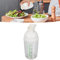Mokernali Salatdressing Shaker, Salatsoßen Shaker, Dressingshaker 200 ml, Gewürzflasche mit Deckel, Soßenspender mit Skala, BPA-frei, Auslaufsicher, für Gewürze wie Sojasauce, Essig und Öl (Weiss)