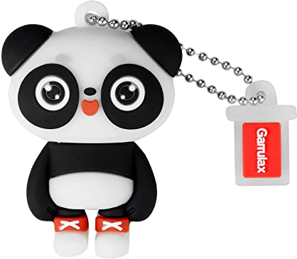 GARRULAX USB-Flash-Laufwerke, 16GB wasserdichtes Silikon USB2.0 High Speed USB-Daumenlaufwerke Memory Stick Pen Datum Speicher Pendrive U Disk(Panda)