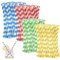 Pailles en papier, 500 Pièces de Pailles Colorées, Pailles à Rayures, Pailles en Papier de Fête, Pailles à Cocktail, pour Cocktails, Café ou Jus, Rouge, Jaune, Bleu, Vert