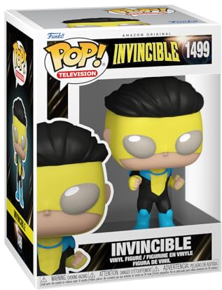 Funko POP! Television: Invincible - Invincible | Offizielles Superheroes Merch - Vinyl Sammelfigur als Regal Deko - Geschenkidee zum Geburtstag für Fans und Sammler
