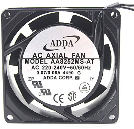 cooling fan ADDA AA8252MS-AT 8025 AC 220~240V, aluminum frame cooling fan for 8CM